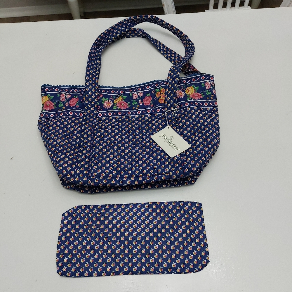 Vera Bradley Vintage Paddy Tote Royal 1992 NWT